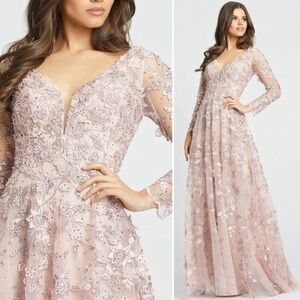 Mac Duggal Blush NWT gown